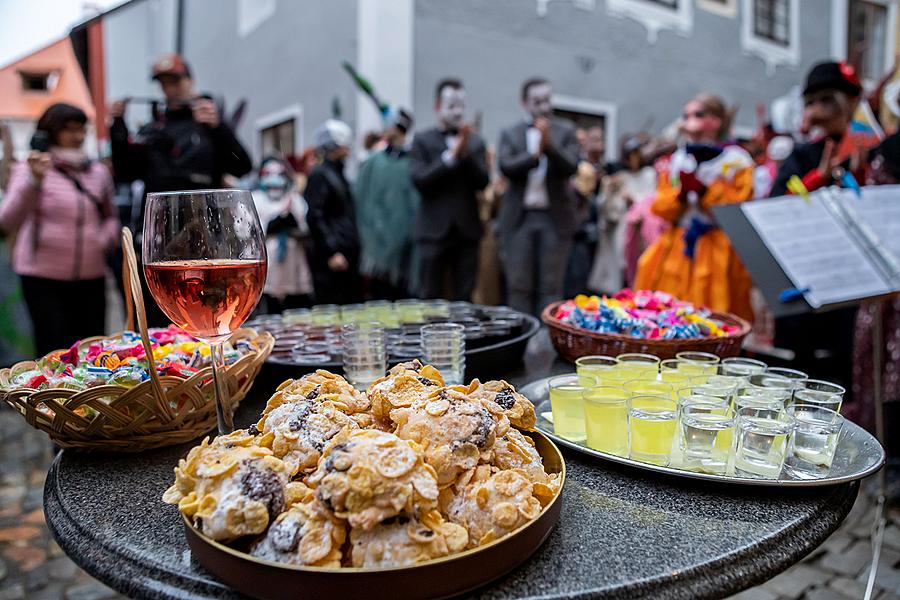 Carnival parade in Český Krumlov, 5th March 2019