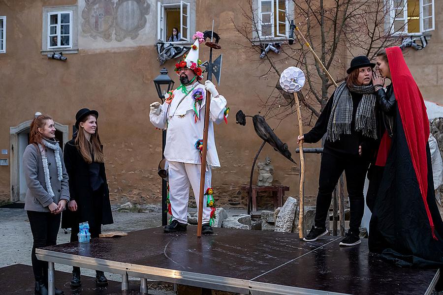 Carnival parade in Český Krumlov, 5th March 2019