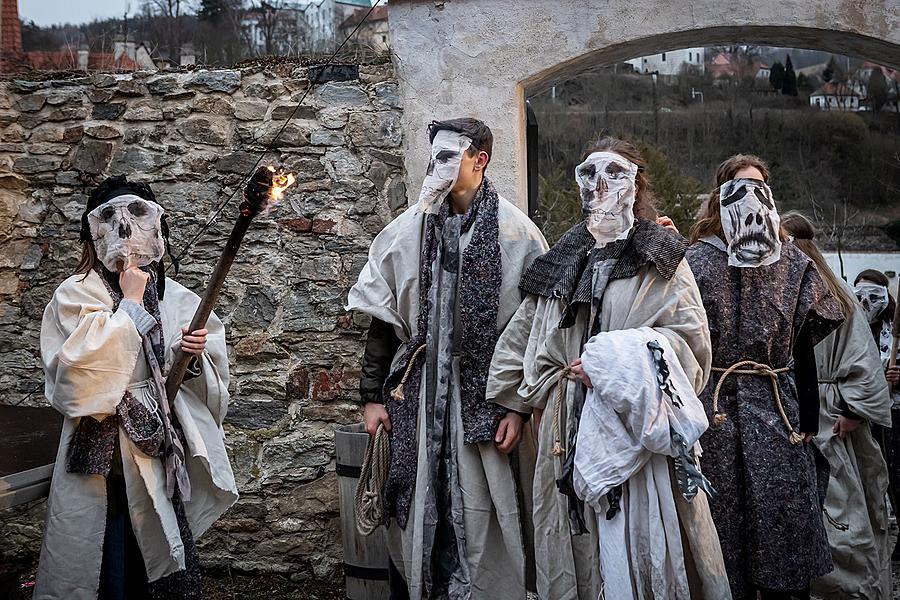 Carnival parade in Český Krumlov, 5th March 2019