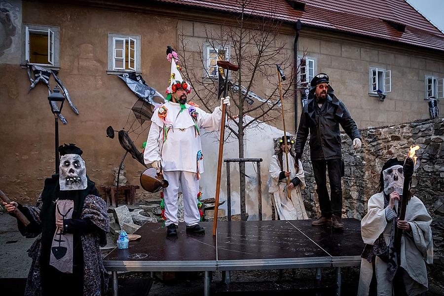 Carnival parade in Český Krumlov, 5th March 2019