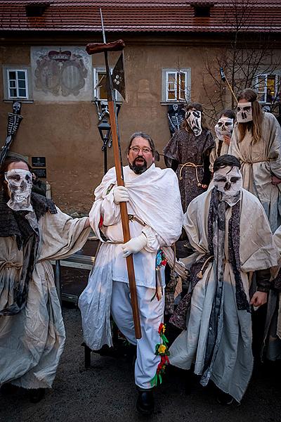 Carnival parade in Český Krumlov, 5th March 2019