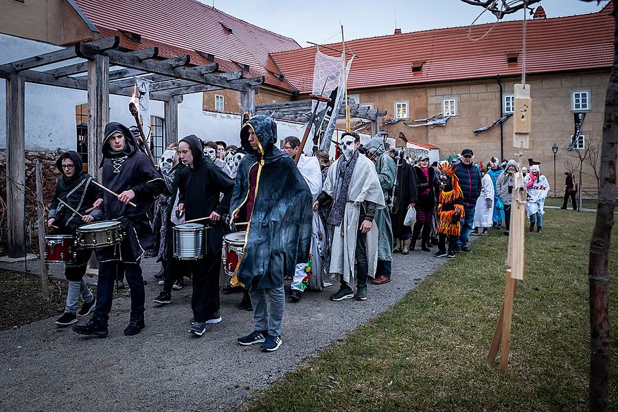 Carnival parade in Český Krumlov, 5th March 2019