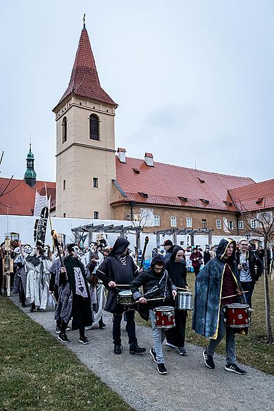 Carnival parade in Český Krumlov, 5th March 2019