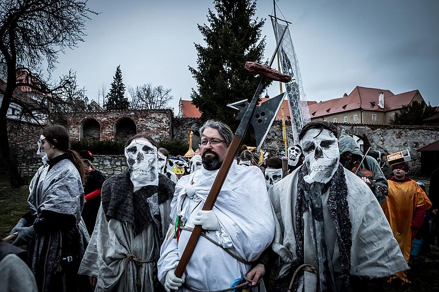 Masopustní průvod v Českém Krumlově, 5. března 2019