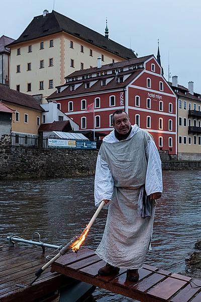 Carnival parade in Český Krumlov, 5th March 2019