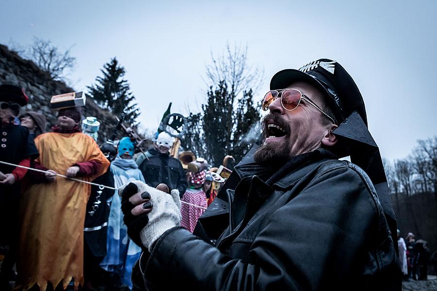 Carnival parade in Český Krumlov, 5th March 2019