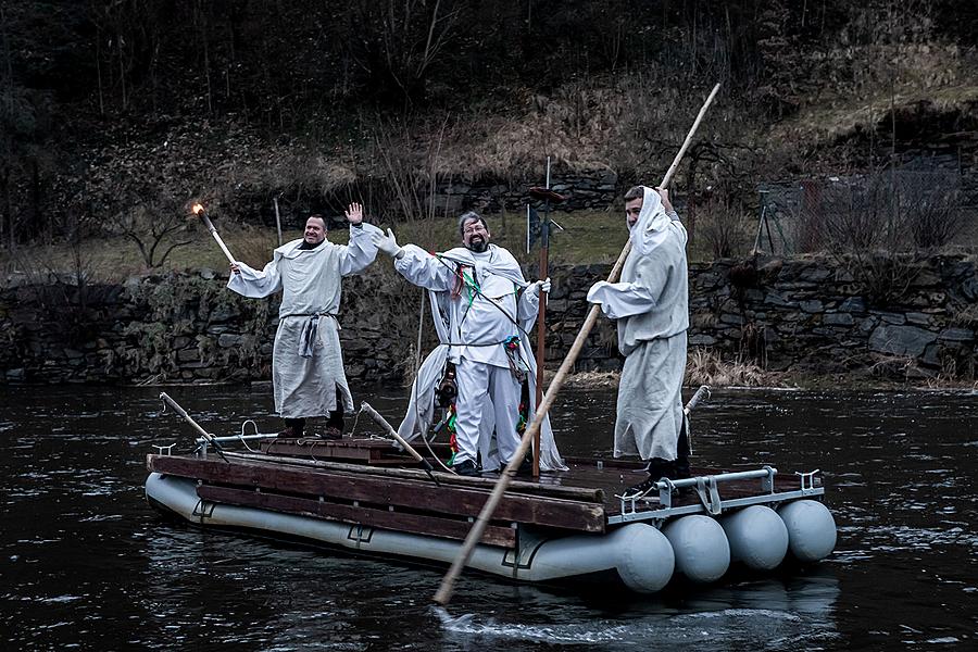 Carnival parade in Český Krumlov, 5th March 2019