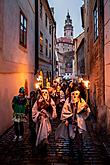 Carnival parade in Český Krumlov, 5th March 2019, photo by: Lubor Mrázek