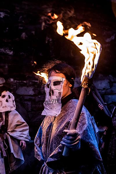 Carnival parade in Český Krumlov, 5th March 2019