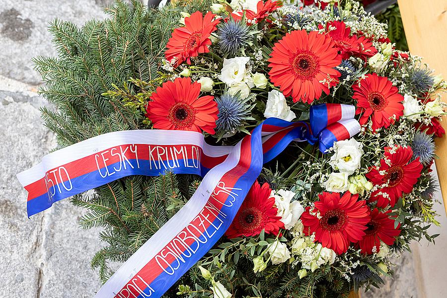 Ceremonial act on the occasion of the 74th anniversary of the end of World War II, Český Krumlov 4.5.2019