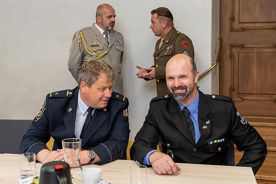 Ceremonial act on the occasion of the 74th anniversary of the end of World War II, Český Krumlov 4.5.2019