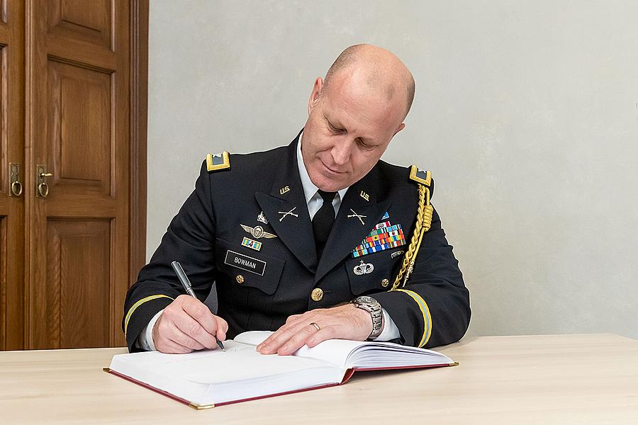 Ceremonial act on the occasion of the 74th anniversary of the end of World War II, Český Krumlov 4.5.2019