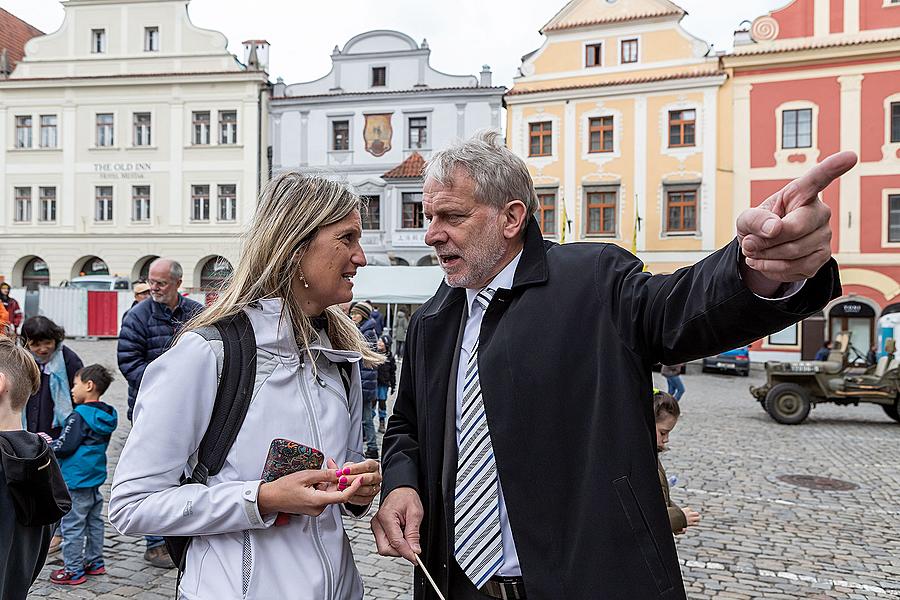 Ceremonial act on the occasion of the 74th anniversary of the end of World War II, Český Krumlov 4.5.2019