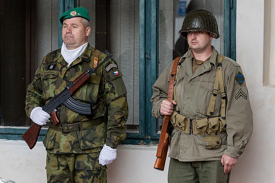 Ceremonial act on the occasion of the 74th anniversary of the end of World War II, Český Krumlov 4.5.2019