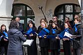 Ceremonial act on the occasion of the 74th anniversary of the end of World War II, Český Krumlov 4.5.2019, photo by: Lubor Mrázek