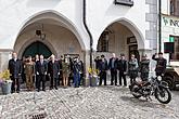 Ceremonial act on the occasion of the 74th anniversary of the end of World War II, Český Krumlov 4.5.2019, photo by: Lubor Mrázek