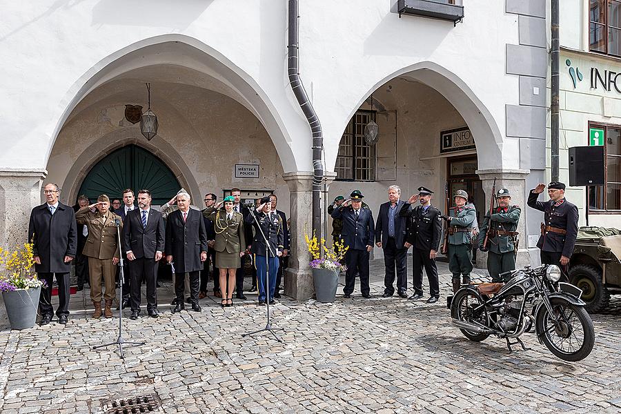 Slavnostní akt u příležitosti 74. výročí konce 2. světové války, Český Krumlov 4.5.2019