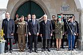 Ceremonial act on the occasion of the 74th anniversary of the end of World War II, Český Krumlov 4.5.2019, photo by: Lubor Mrázek