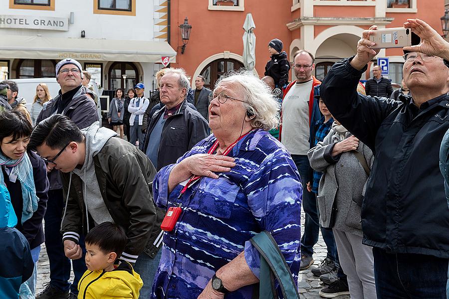 Ceremonial act on the occasion of the 74th anniversary of the end of World War II, Český Krumlov 4.5.2019