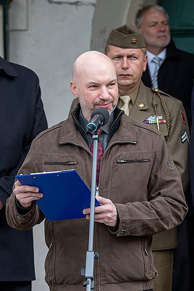 Ceremonial act on the occasion of the 74th anniversary of the end of World War II, Český Krumlov 4.5.2019