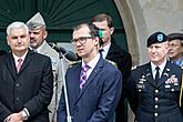 Ceremonial act on the occasion of the 74th anniversary of the end of World War II, Český Krumlov 4.5.2019, photo by: Lubor Mrázek