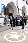 Ceremonial act on the occasion of the 74th anniversary of the end of World War II, Český Krumlov 4.5.2019, photo by: Lubor Mrázek