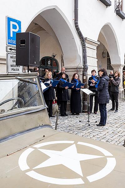 Slavnostní akt u příležitosti 74. výročí konce 2. světové války, Český Krumlov 4.5.2019