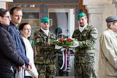 Ceremonial act on the occasion of the 74th anniversary of the end of World War II, Český Krumlov 4.5.2019, photo by: Lubor Mrázek