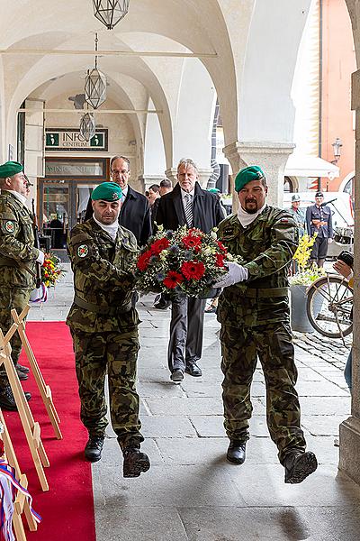 Festakt anlässlich des 74. Jahrestages des Endes des Zweiten Weltkriegs, Český Krumlov 4.5.2019