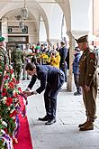 Ceremonial act on the occasion of the 74th anniversary of the end of World War II, Český Krumlov 4.5.2019, photo by: Lubor Mrázek