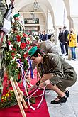 Ceremonial act on the occasion of the 74th anniversary of the end of World War II, Český Krumlov 4.5.2019, photo by: Lubor Mrázek