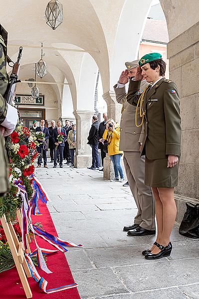 Festakt anlässlich des 74. Jahrestages des Endes des Zweiten Weltkriegs, Český Krumlov 4.5.2019