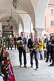 Ceremonial act on the occasion of the 74th anniversary of the end of World War II, Český Krumlov 4.5.2019, photo by: Lubor Mrázek