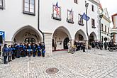 Ceremonial act on the occasion of the 74th anniversary of the end of World War II, Český Krumlov 4.5.2019, photo by: Lubor Mrázek