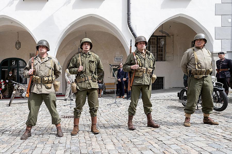 Ceremonial act on the occasion of the 74th anniversary of the end of World War II, Český Krumlov 4.5.2019