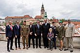 Ceremonial act on the occasion of the 74th anniversary of the end of World War II, Český Krumlov 4.5.2019, photo by: Lubor Mrázek