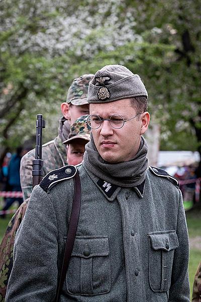 Festakt anlässlich des 74. Jahrestages des Endes des Zweiten Weltkriegs - Letzter Kampf, Český Krumlov 4.5.2019