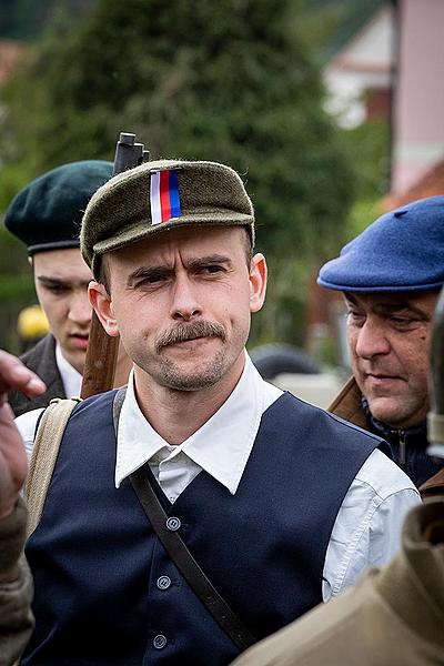 Ceremonial act on the occasion of the 74th anniversary of the end of World War II - Last Battle, Český Krumlov 4.5.2019