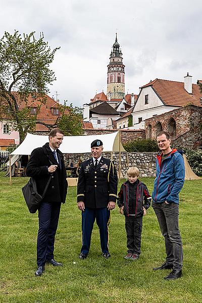 Ceremonial act on the occasion of the 74th anniversary of the end of World War II - Last Battle, Český Krumlov 4.5.2019