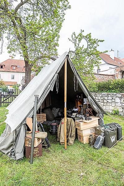 Festakt anlässlich des 74. Jahrestages des Endes des Zweiten Weltkriegs - Letzter Kampf, Český Krumlov 4.5.2019