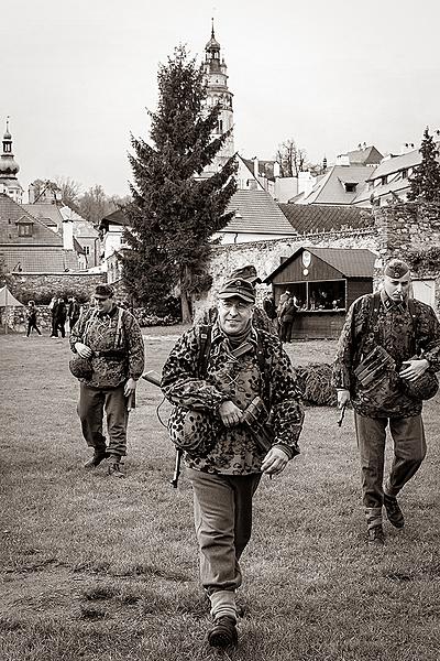 Festakt anlässlich des 74. Jahrestages des Endes des Zweiten Weltkriegs - Letzter Kampf, Český Krumlov 4.5.2019