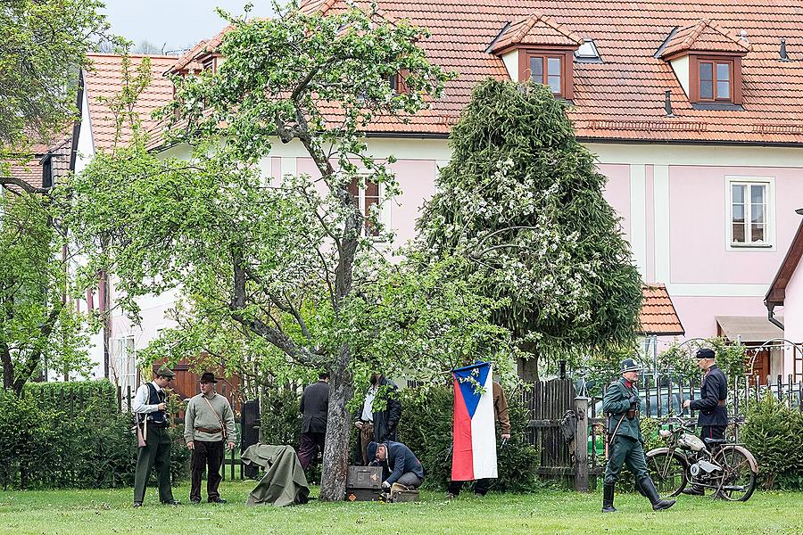 Festakt anlässlich des 74. Jahrestages des Endes des Zweiten Weltkriegs - Letzter Kampf, Český Krumlov 4.5.2019