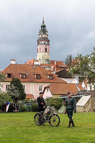 Festakt anlässlich des 74. Jahrestages des Endes des Zweiten Weltkriegs - Letzter Kampf, Český Krumlov 4.5.2019