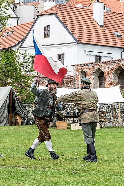 Festakt anlässlich des 74. Jahrestages des Endes des Zweiten Weltkriegs - Letzter Kampf, Český Krumlov 4.5.2019