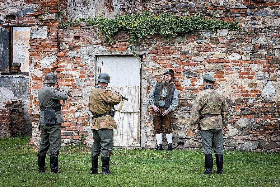 Festakt anlässlich des 74. Jahrestages des Endes des Zweiten Weltkriegs - Letzter Kampf, Český Krumlov 4.5.2019