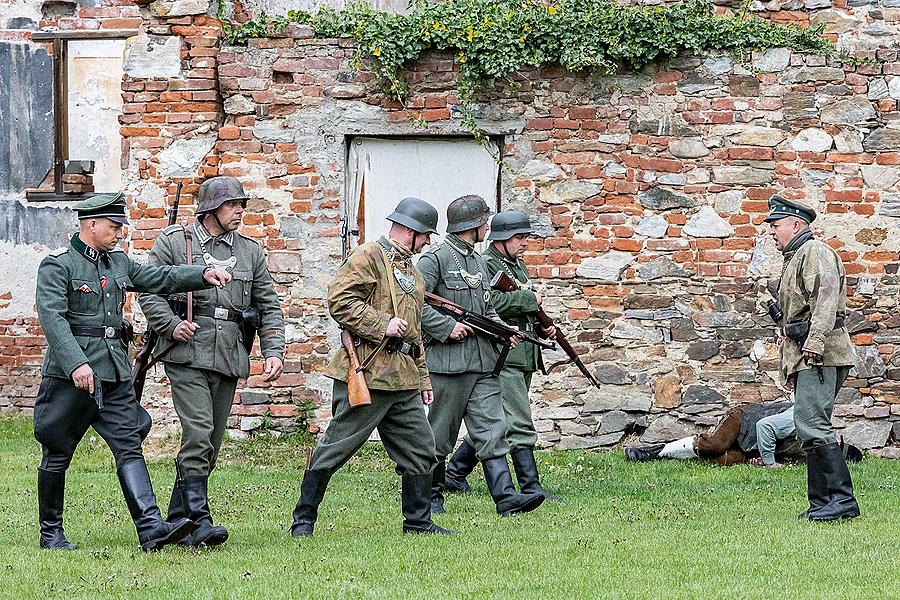 Festakt anlässlich des 74. Jahrestages des Endes des Zweiten Weltkriegs - Letzter Kampf, Český Krumlov 4.5.2019