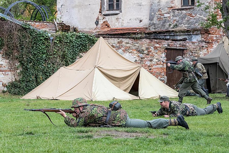 Festakt anlässlich des 74. Jahrestages des Endes des Zweiten Weltkriegs - Letzter Kampf, Český Krumlov 4.5.2019