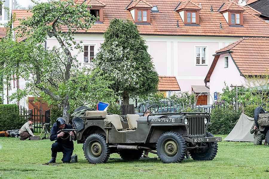 Festakt anlässlich des 74. Jahrestages des Endes des Zweiten Weltkriegs - Letzter Kampf, Český Krumlov 4.5.2019