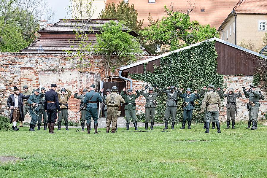 Festakt anlässlich des 74. Jahrestages des Endes des Zweiten Weltkriegs - Letzter Kampf, Český Krumlov 4.5.2019