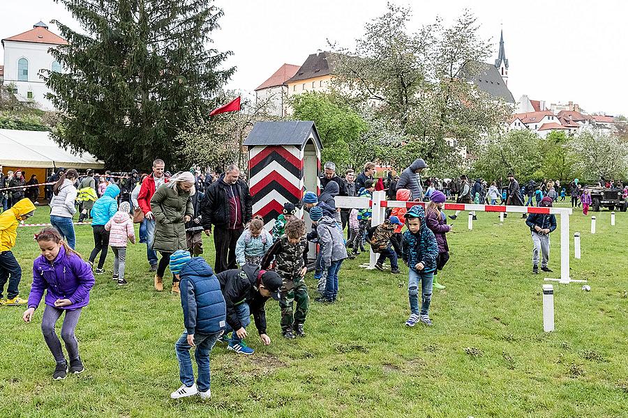 Festakt anlässlich des 74. Jahrestages des Endes des Zweiten Weltkriegs - Letzter Kampf, Český Krumlov 4.5.2019